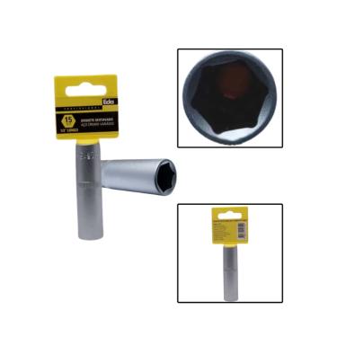Imagem de Soquete Sextavado Crv Longo 1/2" 15mm Fosco