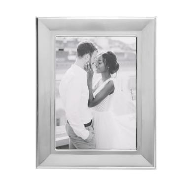 Imagem de WOLFF - Porta-Retrato 13cm x 18cm Prata Aço Inox