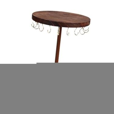 Imagem de oshhni Colares Cabide Torre de Árvore Colar Brincos Prateleira de Armazenamento Grande Capacidade Suporte de Exposição de Joias para Relógios Anel Loja de, 18x25.5cm