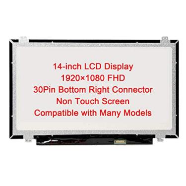 Imagem de Rinbers B140HAN01.3 B140HAN01.1 B140HAN02.1 02.4 Substituição 14 polegadas Slim IPS FHD 1920 x 1080 30 Pinos eDp Laptop Tela LCD Painel LED para Dell para Lenovo para HP para ASUS para Acer Non Touch