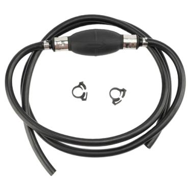 Imagem de Boat Marine Kit de linha de combustível universal de 8 mm com lâmpada de borracha para motor de popa Yamaha Mercury Johnson Evinrude Tohatsu