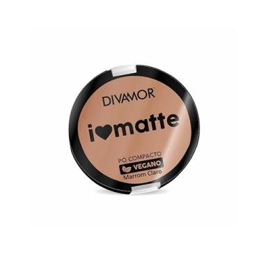 Imagem de Divamor, Pó Facial Compacto Micronizado e Aveludado Matte Divamor (Marrom Claro)