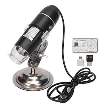 Imagem de Grcfumo Detector de couro cabeludo, ampliação de 500X, analisador de folículo capilar com luz LED, scanner portátil para uso em salão de beleza