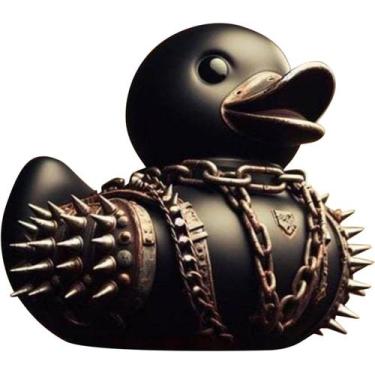 Imagem de Brinquedo de banho colecionável Rubber Duck Dark Punk Gothic Style - M