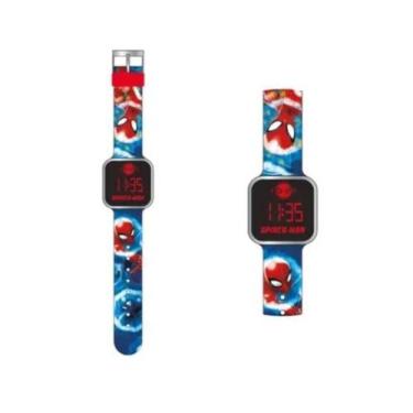 Imagem de Relógio Infantil Led Data E Hora Spiderman Homem Aranha - Toyng  Ruult