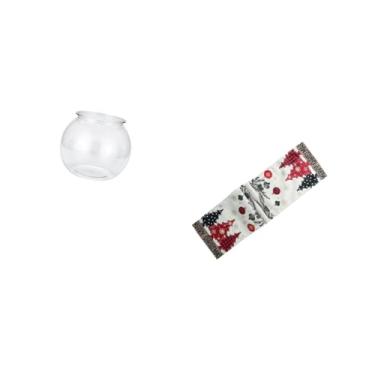 Imagem de Fenteer Aquário Pequeno Transparente, Enfeite Transparente, Tigela, Vaso, Mesa, Quarto, Sala de Estar, Decoração de Casa, Corredor de Mesa de Natal, Cômoda, C