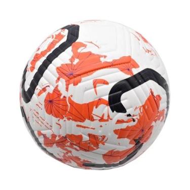 Imagem de Bola De Futebol De PU Costurada À Máquina Tamanho 5 Para Liga Esportiv