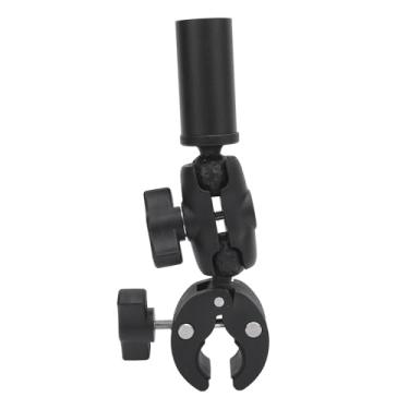 Imagem de FTVOGUE Suporte de Braçadeira para Mini Antenas Dishy, ​​Suporte de ângulo Ajustável Em Liga de Alumínio para Instalação de Motorhome Em Carro RV, Rotação de 360° para Sinal Ideal