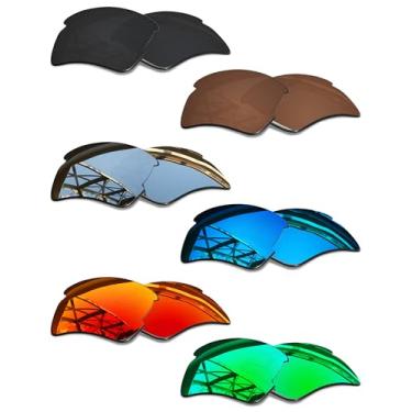 Imagem de SmartVLT Conjunto de 6 lentes de reposição masculinas para óculos de sol Oakley Flak 2.0 XL OO9188 Combo Pack S01