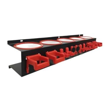 Imagem de SiaBiced Suporte para Pulverizador, Expositor Robusto para Ferramentas de Lavagem de Carros E de Beleza, Ideal para a Garagem, 2 anzóis simples