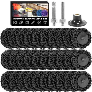 Imagem de Conjunto de discos de lixamento de diamante Pukamam, 33 unidades para 