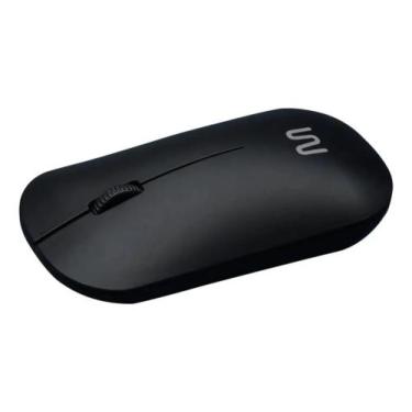 Imagem de Mouse Sem Fio Slim Ms100 1200dpi Conexão Usb Preto - Multilaser