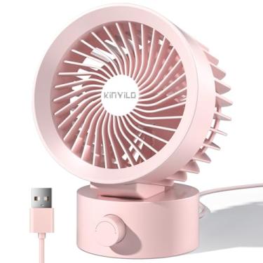 Imagem de KinYiLO Ventilador de mesa F87 rosa