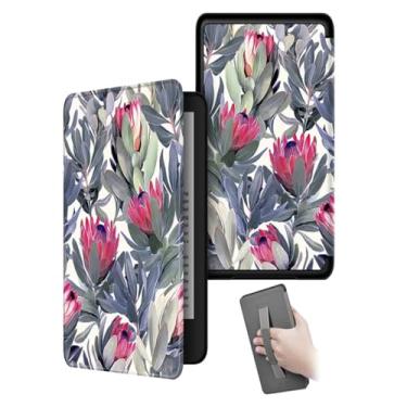 Imagem de Akacy Capa com estampa pintada com alça para Amazon Kindle com 10ª geração (versão 2019), fina e leve, à prova d'água (24)