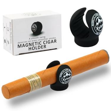 Imagem de Xylanx Pacote com 2 suportes magnéticos para carrinho de golfe – Clipe magnético de silicone premium para 38 a 52 itens de anel, acessórios de golfe de braçadeira forte para uso ao ar livre, churrasco