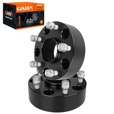 Imagem de GAHA 2 peças 5x5,5 espaçadores de roda 5 pinos com pino de 9/40.6 cm-18 compatível com Ram 1500 2011-2013 Dodge Durango 2004-2009 Dakota 2005-2011 Mitsubishi Raider Chrysler Aspen 77,8 mm 5x139,7