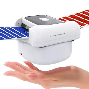 Imagem de PRENOXA Rechargeable Automatic Card Shuffler Machine for 1-2 Decks, Jam-Free, with Auto/Manual Modes, Quiet (65dB) & Portable - Ideal for Blackjack, UNO, Texas Hold'em & Casino Games