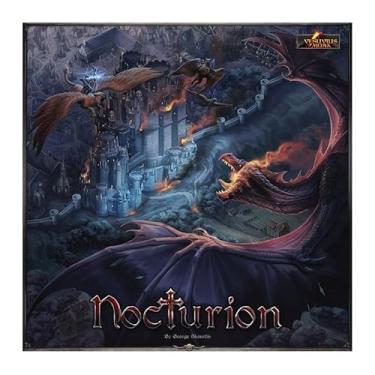 Imagem de Vesuvius Media Nocturion – Dark Fantasy RPG Strategy Board Games Adults, Board Tabletop Game, Dice Games for Adults & Families, Worker Placement & Resource Management Boardgame, 2-4 Players, Ages 13+