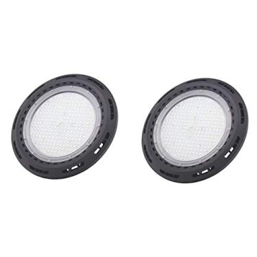 Imagem de Lâmpadas LED CY 100W UFO LED High Bay Lighting 250W HPS/MH equivalentes, 10500lm, à prova d'água, branco de luz do dia, 6000K, feixe de 120 polegadas, iluminação comercial super brilhante, luzes LED