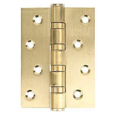 Imagem de Porta de aço inoxidável mudo de dobradiça casa rolamento mobiliário acessórios de hardware mobiliário dourado YYDFPIIA