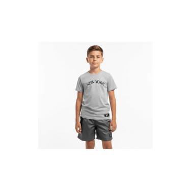 Imagem de Conjunto infantil NEW YORK camiseta e bermuda-Unissex