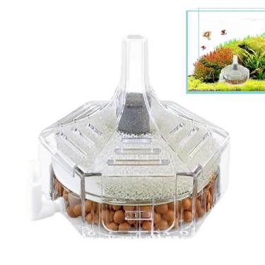 Imagem de Filtros de tanque de peixes, equipamento de filtro de aquário pequeno | Equipamento de filtragem pequeno para sistemas aquáticos, profissionais de manutenção de tanques de recuperação de peixes