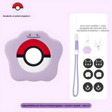 Imagem de Capa De Silicone Kawaii Para Pokemon Go Plus, À Prova De Choque, Com D