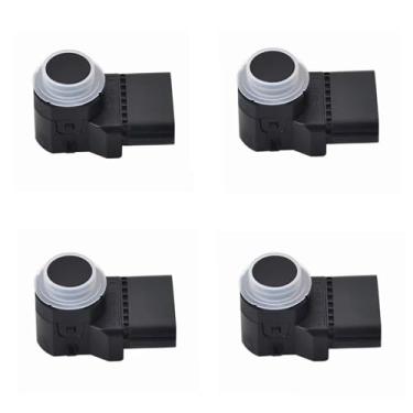 Imagem de Para Kia for Sorento 2009 2010 2011 2012 2013 2014 2015 2016 4Mt006Hcd Car Parking Sensor Assist Reverse Pdc Sensor de estacionamento (4 peças brancas)