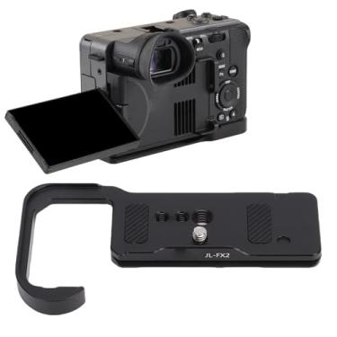 Imagem de Yunseity Placa de Liberação Rápida para Câmera FX, Placa de Base de Liberação Rápida da Câmera Placa de Montagem de tripé Placa QR Vertical Com Orifício de Parafuso de 1/4 de Polegada