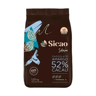 Imagem de Chocolate em Gotas Seleção Amargo 52% Cacau 1,01KG - Sicao - Barry Cal