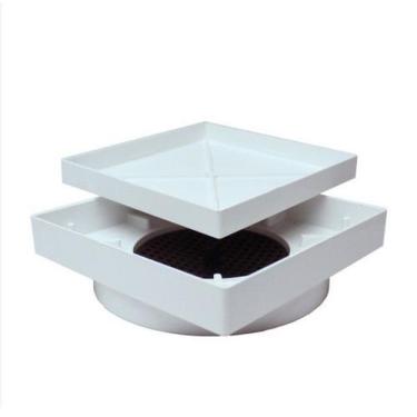 Imagem de Ralo Oculto 15x15 Seca Piso Porcelanato - CooperFibra , Branco, 15x15