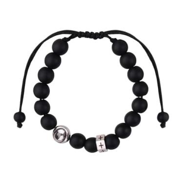 Imagem de Guqqeuc Pulseira de basquete de beisebol, futebol, presentes para homens, pulseiras esportivas inspiradoras para jogadores, membros do time, presentes de aniversário e Páscoa para irmão, filho