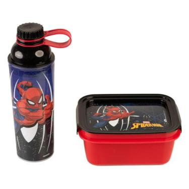 Imagem de Kit Garrafa + Pote Homem Aranha - Bagaggio, U