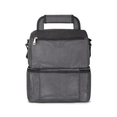 Imagem de Bolsa Térmica Cinza 2 em 1 com Alça Easy Summer – Prático, Funcional e Ideal para o Dia a Dia