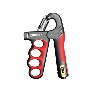 Imagem de Treinador de Força Apertar com Contador Aperto Mão Exercícios Ajustável para Construção Muscular Recuperação Lesões Treinamento Silencioso Design Ergonômico Premium