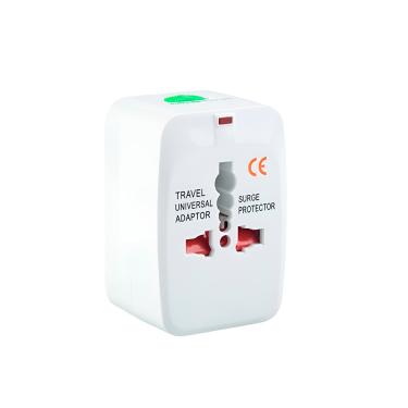 Imagem de Adaptador de Tomada Universal 7 em 1 Bivolt com Pinos Retráteis para Viagem Padrões Eletricidade