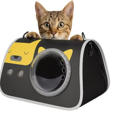 Imagem de Bolsa Pet de Transporte para Cães, Gatos e Animais de Pequeno Porte em Avião, Ônibus, Automóveis | Ventilada com Janela Respirável | Confortável e Segura | Tecido Poliéster Resistente