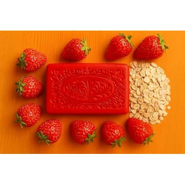 Imagem de Sabonete Artesanal de Morango (Morango e Aveia)