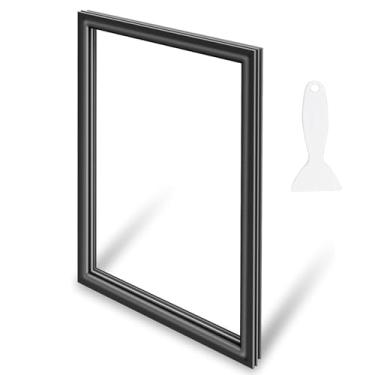 Imagem de MINETPS 242193212 Junta de porta de geladeira adequada para Kenmore Frigidaire Crosley Westinghouse Geladeira, vedação de porta de freezer substitui 3513466 AP5806924 PS9493822 EAP9493822 (preto)