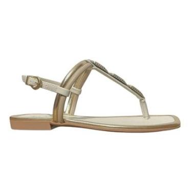 Imagem de Sandália Rasteira Feminino Ramarim 24-40203 Bege-Feminino