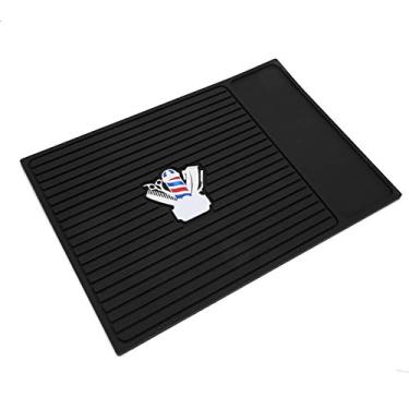 Imagem de Yinhing Almofada de Silicone Antiderrapante para Máquina de Cortar Cabelo, Flexível, Durável, Organizador de Ferramentas Com Vários Compartimentos para Barbearias Profissionais e