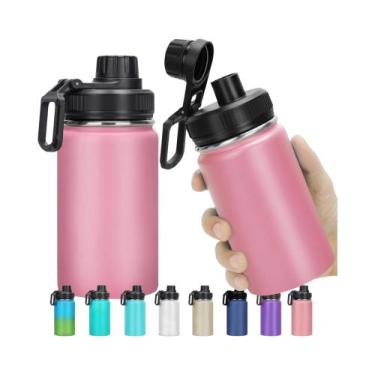 Imagem de Copo Térmico De Aço Inoxidável De 350ml, Garrafa Térmica Portátil Para