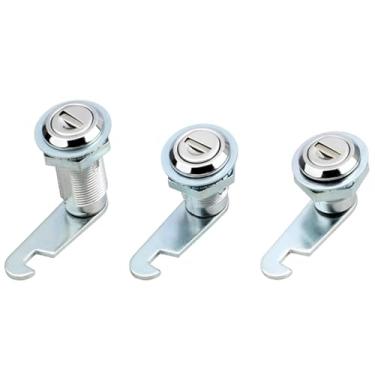 Imagem de Fechadura de came 16 20 30 mm para caixa de correio ao ar livre armário de arquivo caixa de ferramentas armário móveis ferragens MX06 1 peça (chave semelhante 16 mm)