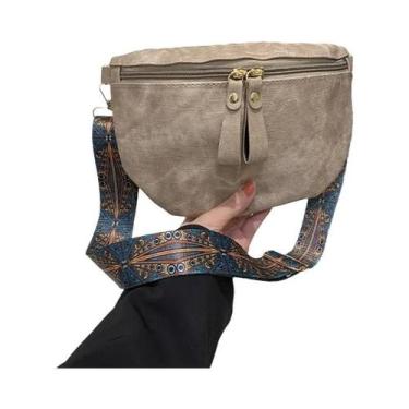 Imagem de Bolsa De Peito De Luxo Em Couro PU Para Mulheres, Estilo Sólido Com Al