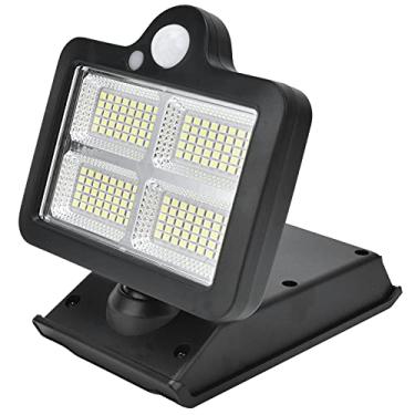 Imagem de TOPINCN Sensor de Movimento Luz de Parede Externa 160 LEDs Luz de Indução Solar de IP65 para Estacionamento do Jardim de Estacionamento