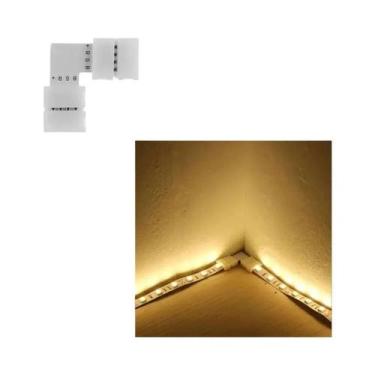 Imagem de Conectores De Fita LED RGB 5PCS 2Pin 4Pin Em Forma De T L 8mm 10mm Lar