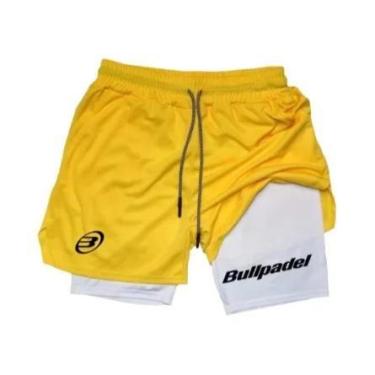 Imagem de Shorts Masculinos De Secagem Rápida E Respirável Para Padel, Tênis E B