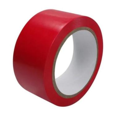Imagem de Fita Demarcação Solo 05cm X 30MT - Furnapack, Vermelho