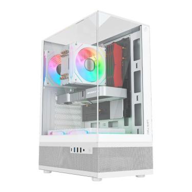 Imagem de Gabinete Liketec Gamer Kingdom, Sky Tower, ATX, Lateral, Frontal e Teto em Vidro Temperado-Unissex