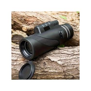 Imagem de Telescópio monocular de alta potência 40 x 60 lente óptica portátil visualização de longa distância para atividades ao ar livre